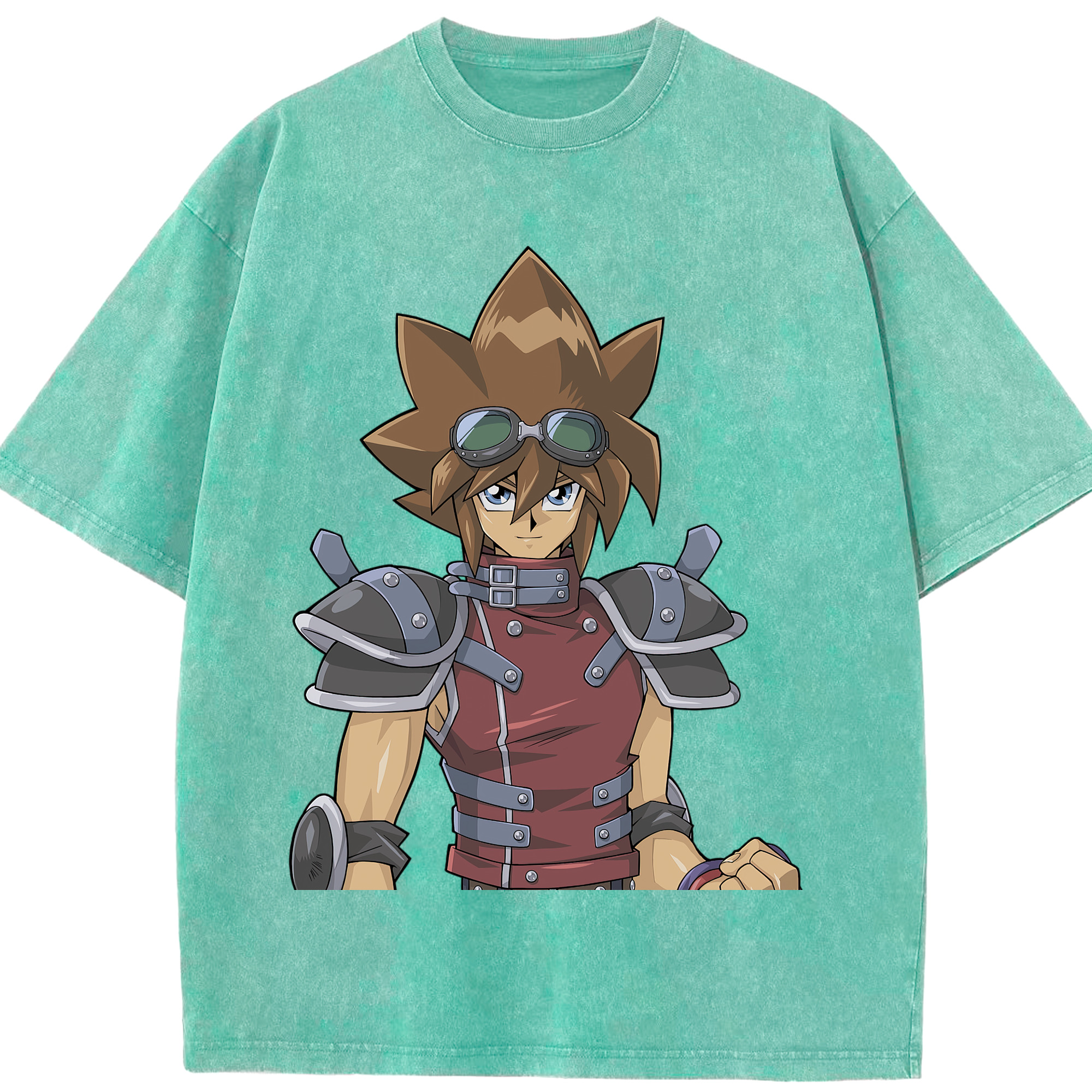 （画像用） 遊☆戯☆王 Yu-Gi-Oh! 綿100% ヴィンテージ風 半袖Tシャツ（フロントプリント）
